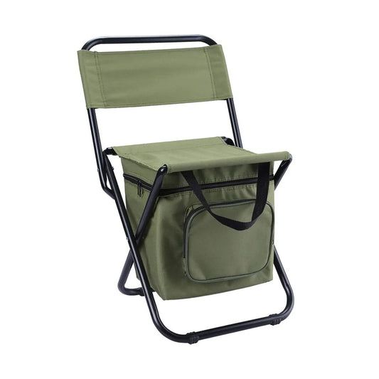 Lightweight green folding chair